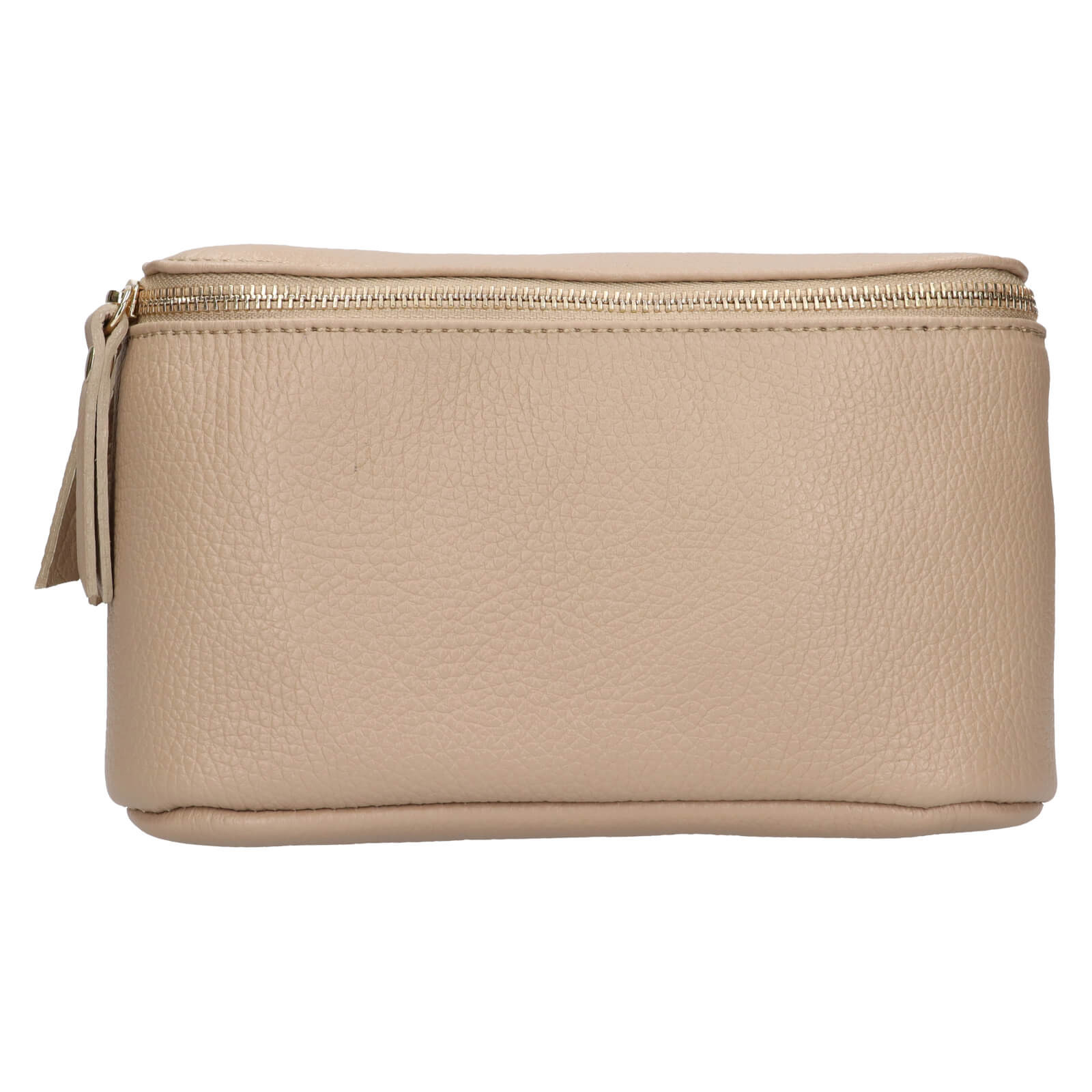 Dámská kožená ledvinka Italia Milagros - tmavě béžová