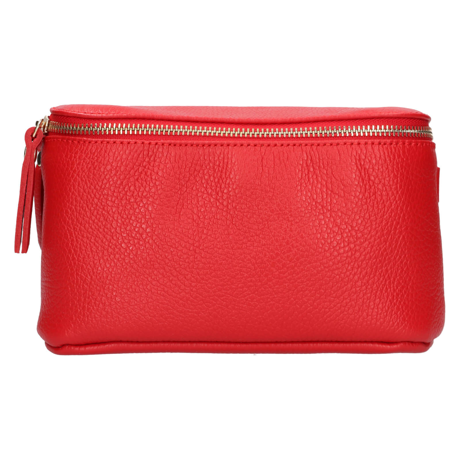 Dámská kožená ledvinka Italia Milagros - červená