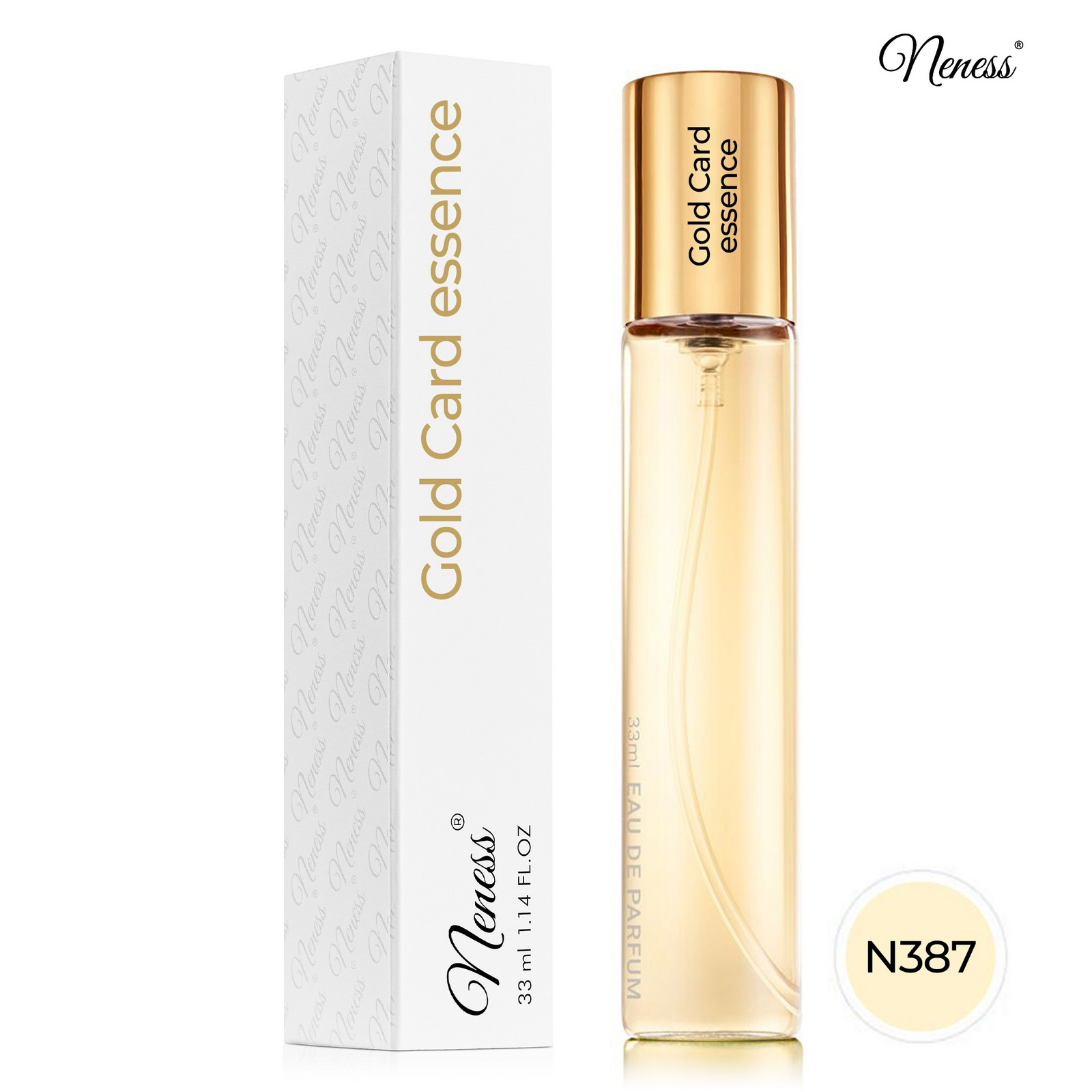Neness Gold Card Essence parfémovaná voda pro muže 33 ml