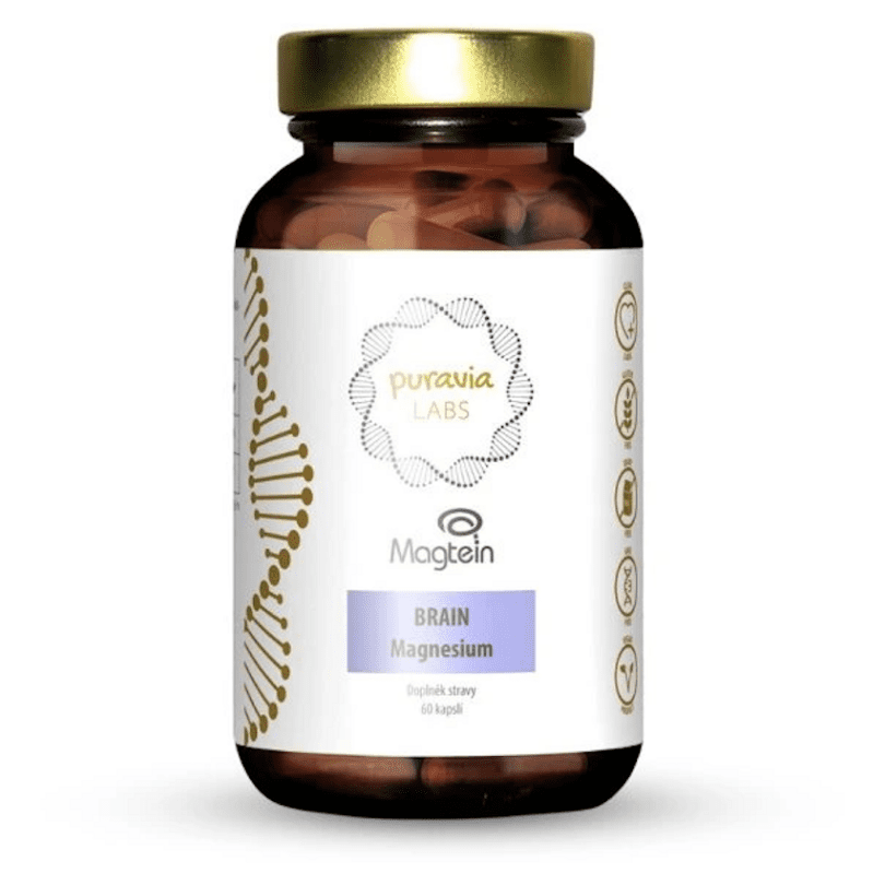 PURAVIA LABS Brain Magnesium 60 kapslí