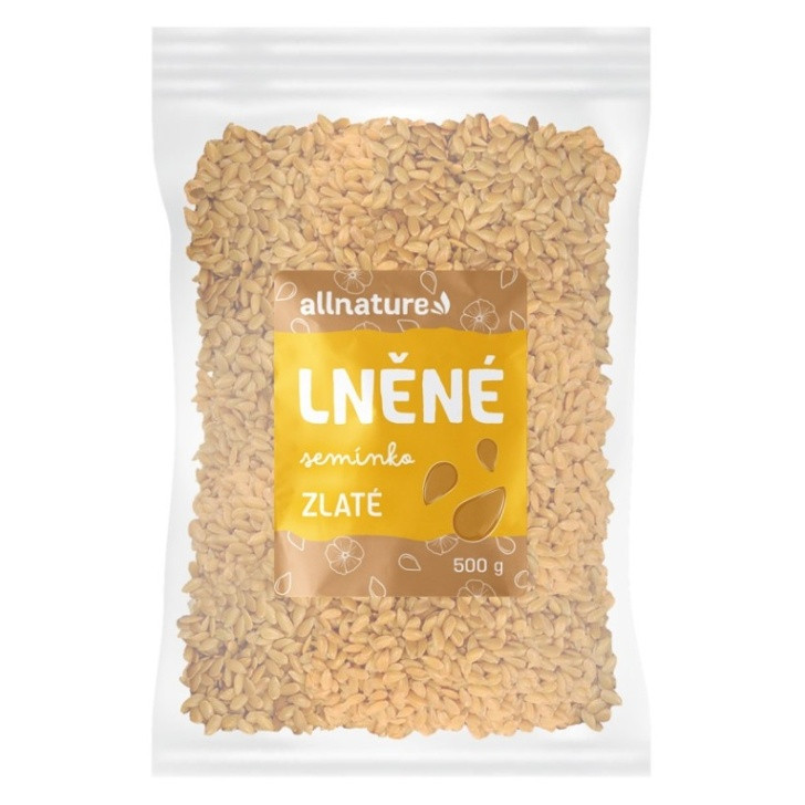 ALLNATURE Lněné semínko zlaté 500 g