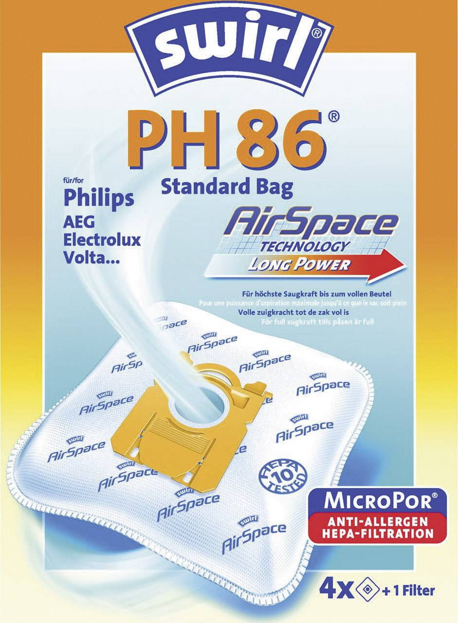 Swirl PH86 /PH 96 sáčky do vysavače 4 ks