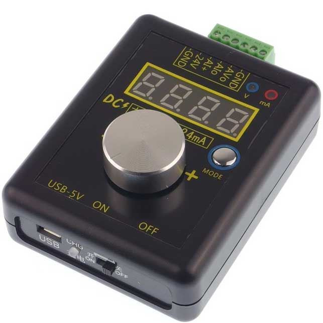 Generátor a kalibrátor analogového signálu ±12V / 0-24mA FNIRSI SG-002