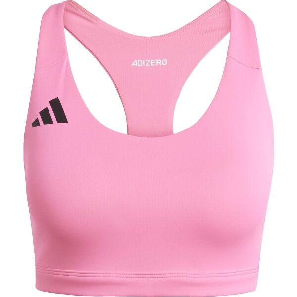 adidas ADIZERO ESSENTIALS RUN MEDIUM-SUPPORT BRA Dámská sportovní podprsenka, růžová, velikost