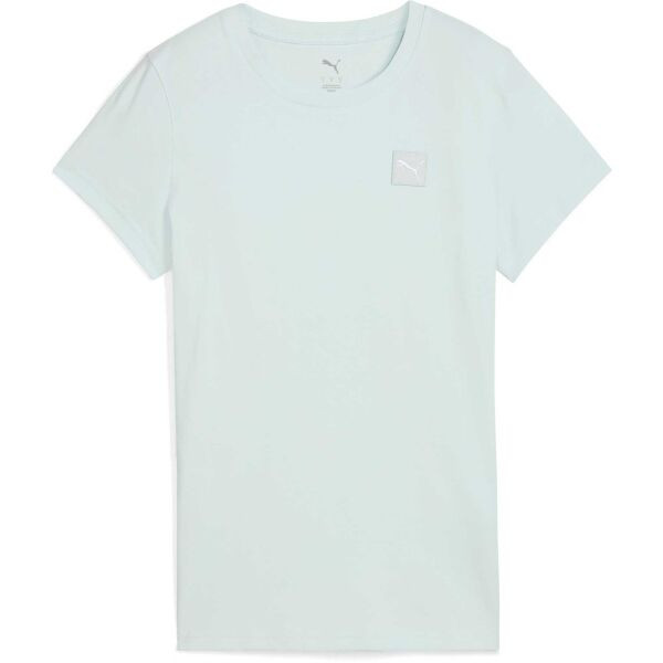 Puma ESSENTIALS ELEVATED TEE Dámské triko, světle zelená, velikost