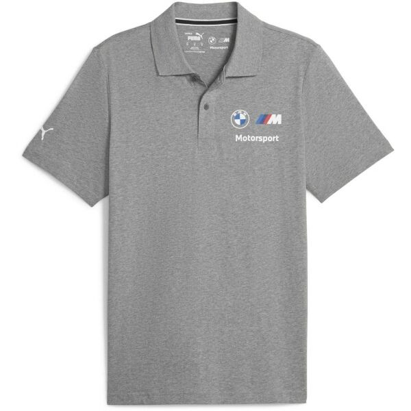 Puma BMW MOTORSPORT ESSENTIALS TEE Pánské polo triko, šedá, velikost