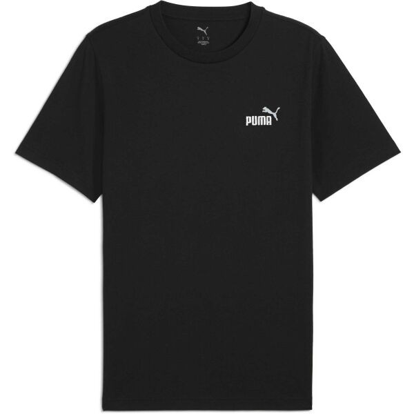 Puma ESSENTIALS 2COLOR SMALL NO 1 LOGO TEE Pánské triko, černá, velikost