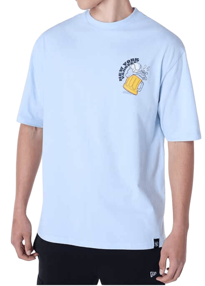 Triko New Era New Era MLB New York Yankees Food Graphic Oversized T-Shirt