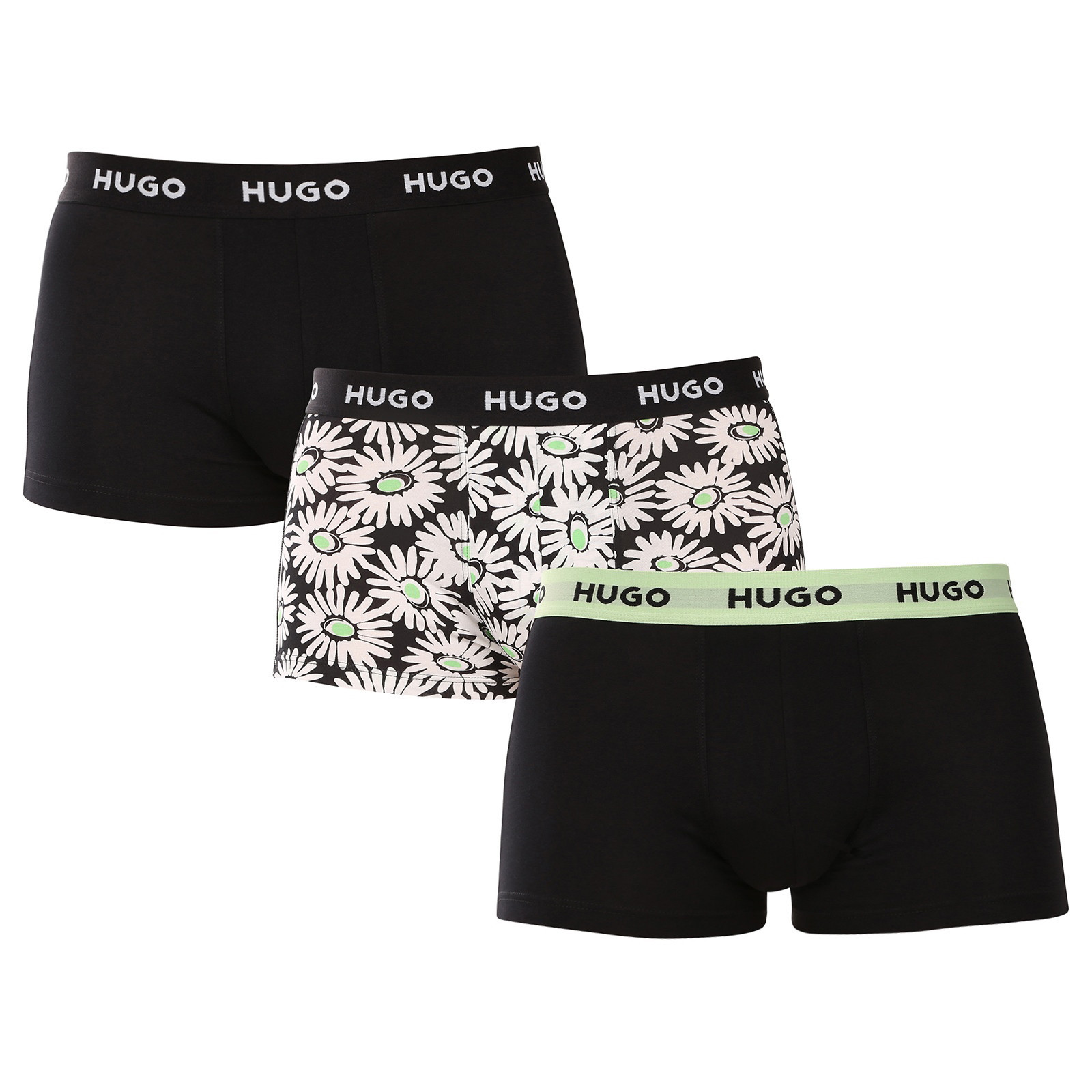3PACK pánské boxerky HUGO vícebarevné (50532550 985) XL, trenky / trenýrky