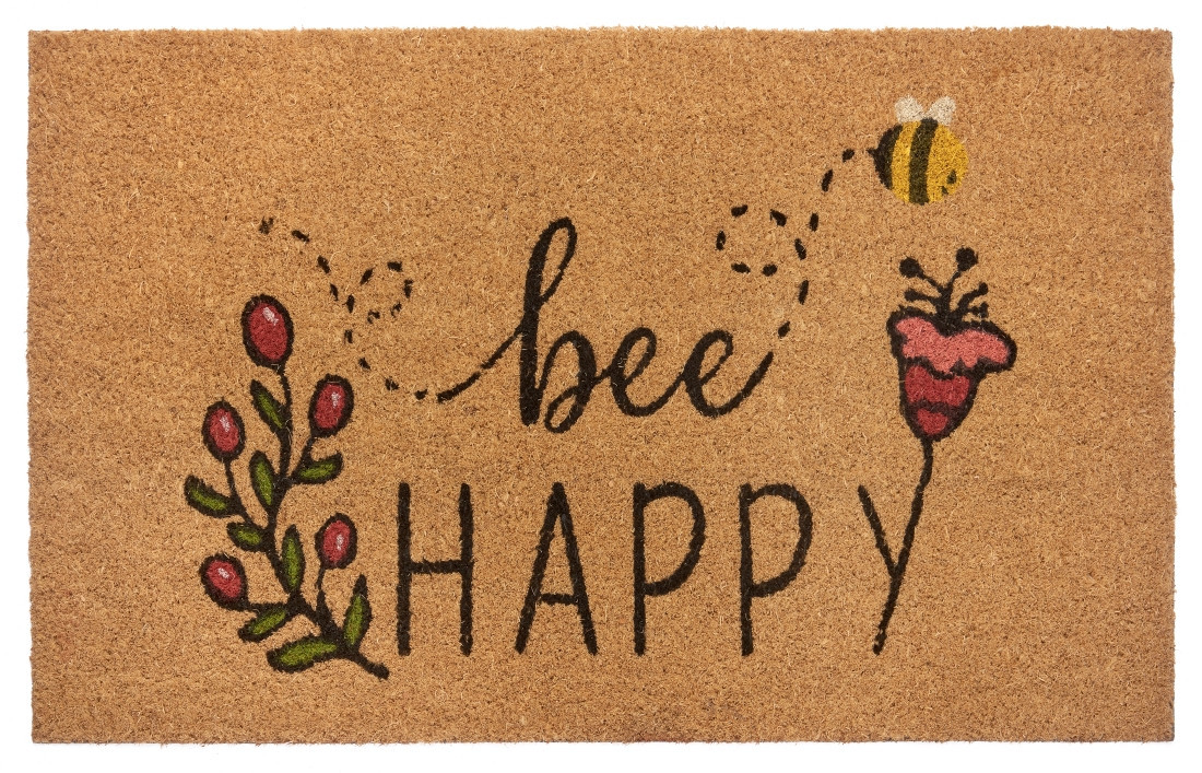 Rohožka Bee happy 105572 - na ven i na doma - 45x75 cm Hanse Home Collection koberce