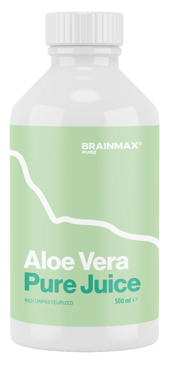 BrainMax Pure Aloe Vera Juice, BIO, 500 ml