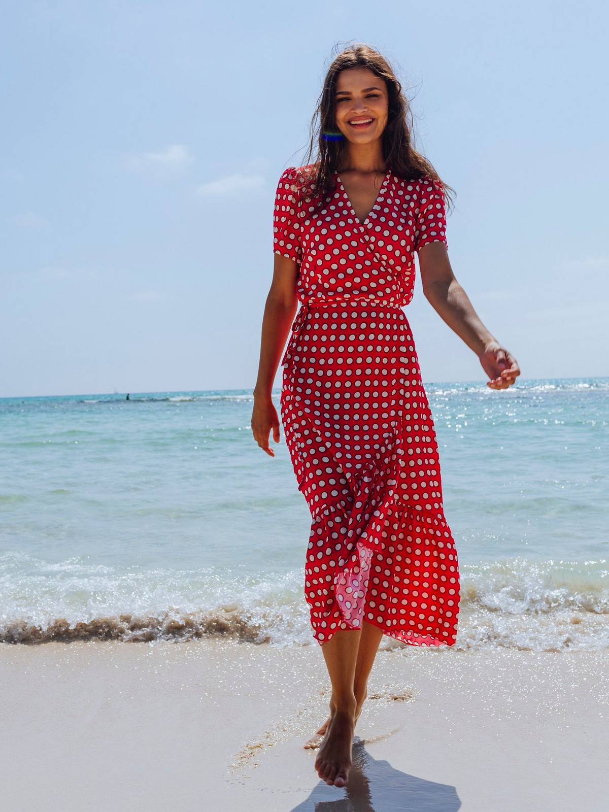 Red dress Yups awd5679. S53