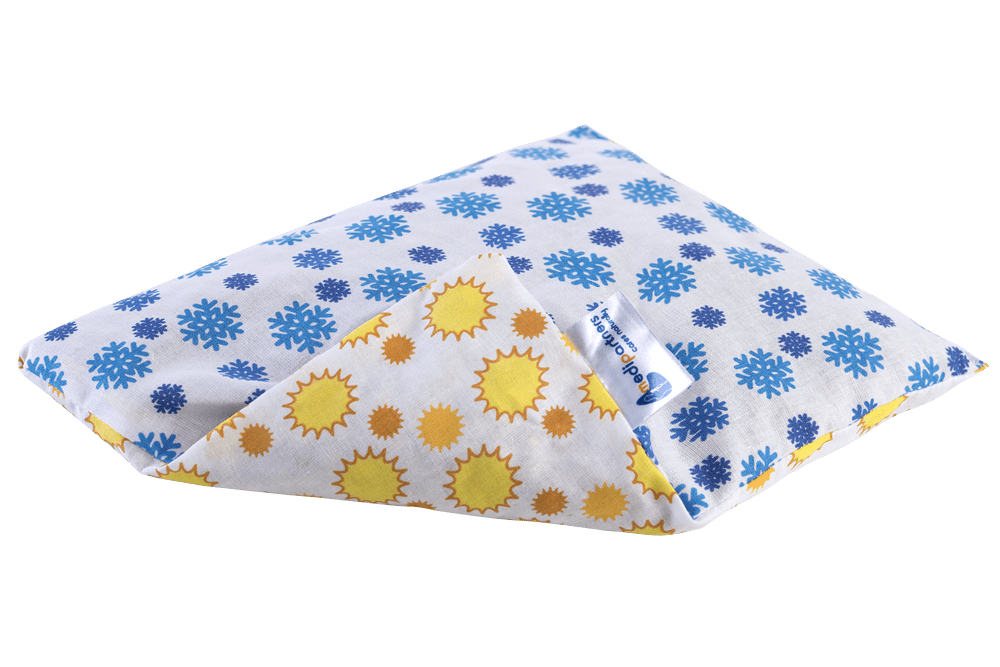 Medi Partners Thermofor with cherry seeds - Snowflakes sunflowers