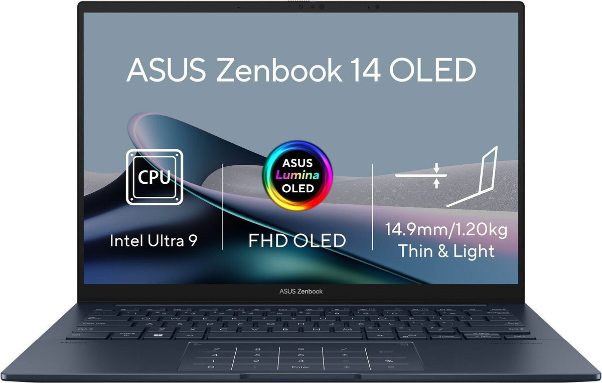 ASUS Zenbook 14 OLED UX3405CA-OLED232X Ponder Blue celokovový, UX3405CA-OLED232X