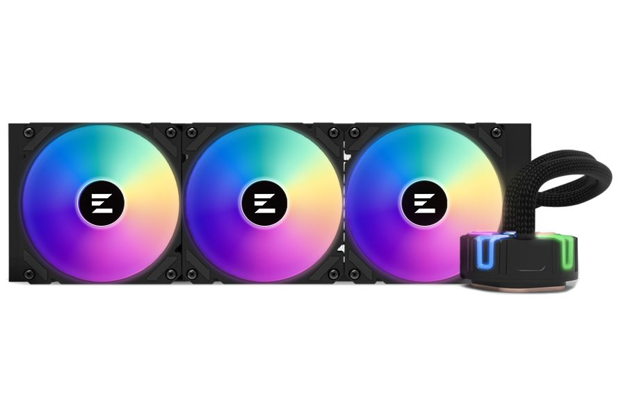 Zalman vodní chladič Reserator5 Z36 ARGB / 360 mm ARGB / ZE1225ASHx2 / černý, Reserator5 Z36 ARGB Black
