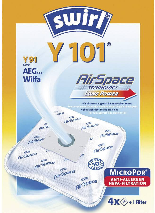 Swirl Y101 AirSpace sáčky do vysavače 4 ks