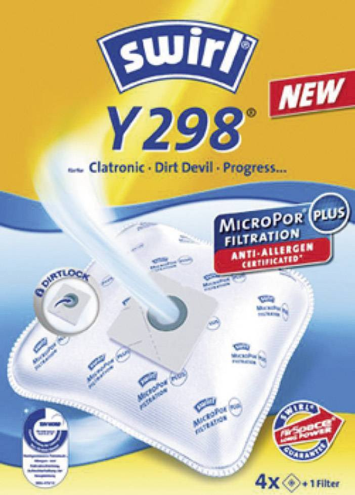 Swirl Y298 MicroPor sáčky do vysavače 4 ks