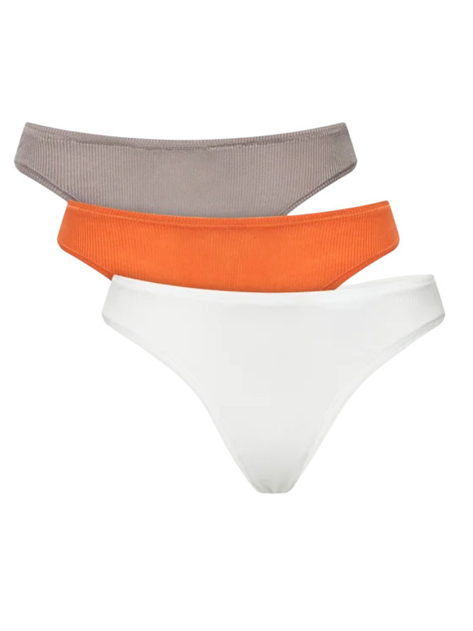 3PACK dámská tanga Calvin Klein vícebarevná (QD5220E-NP3) XL
