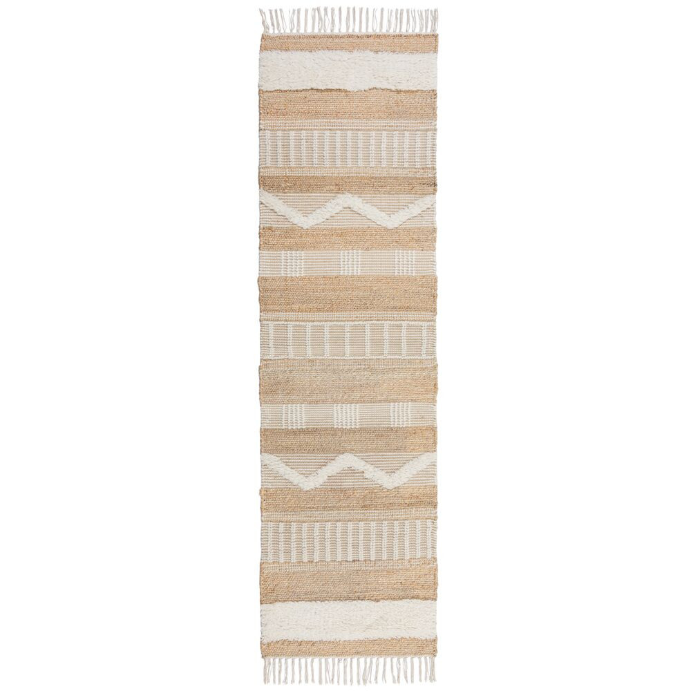 Běhoun Jubilant Medina Jute Natural/Ivory - 60x230 cm Flair Rugs koberce