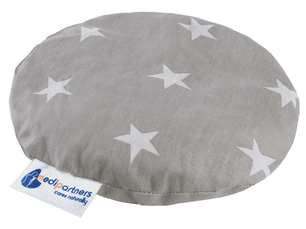 Medi Partners Children's cherry seed thermofor - White stars on gray