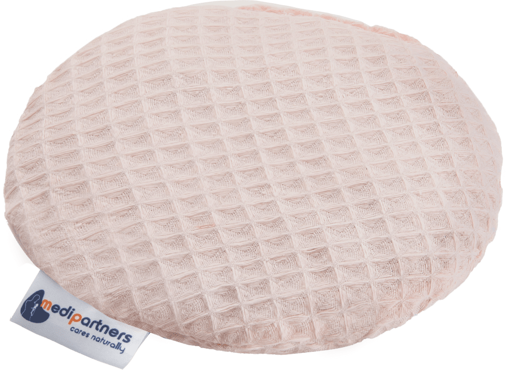 Medi Partners Thermofor with cherry seeds for children - Wafel- light pink