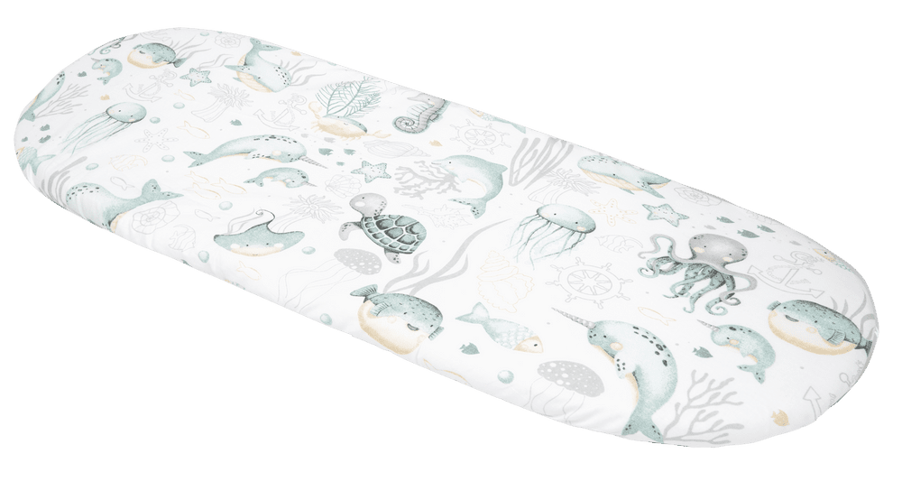 Medi Partners Fitted sheet for stroller – cotton – Ocean