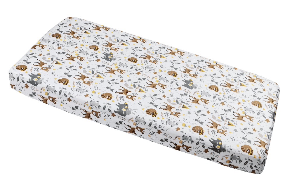 Medi Partners Fitted sheet for bed 120x60 – cotton – Jelonki