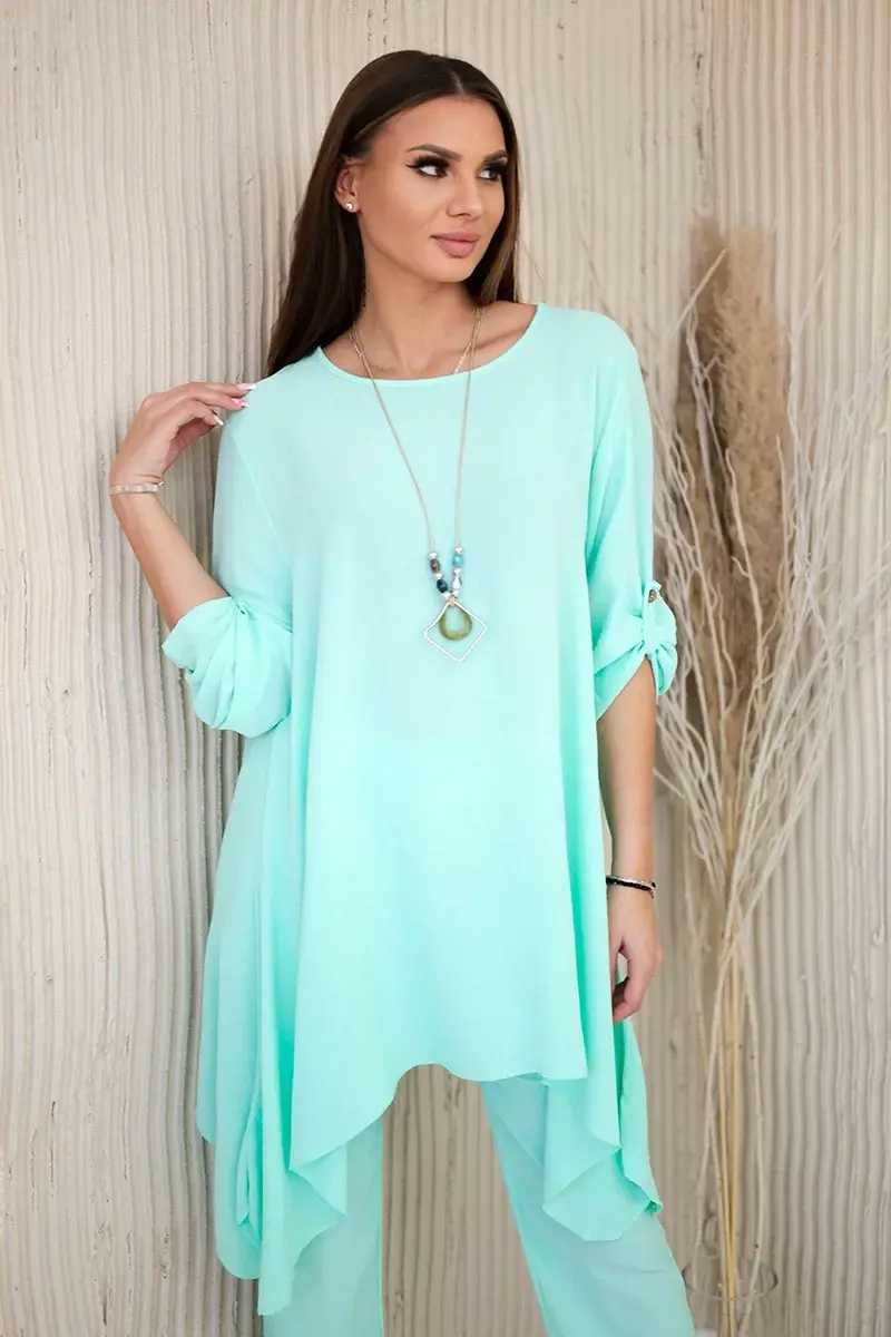 Kesi Włoski Sada halenky + kalhot s přívěskem mincovna