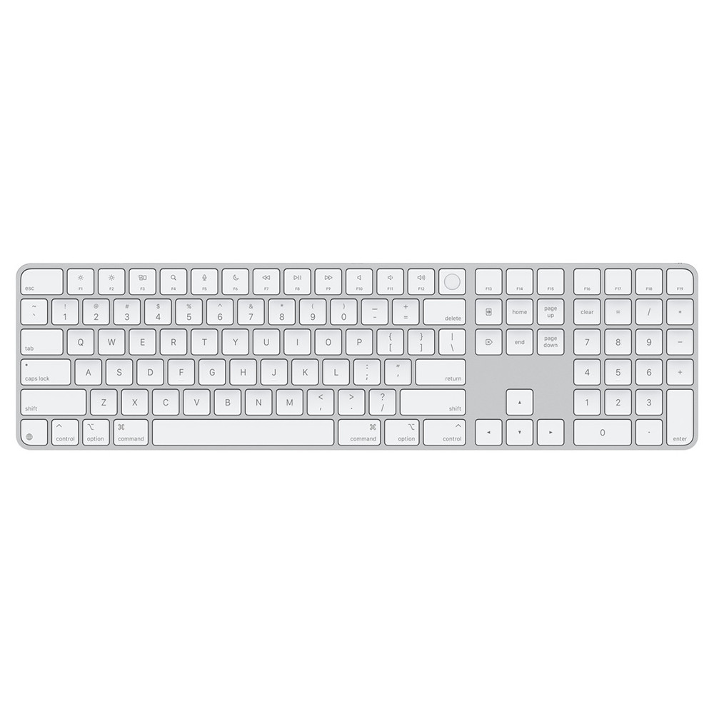 Apple Magic Keyboard Touch ID NumPad White US,