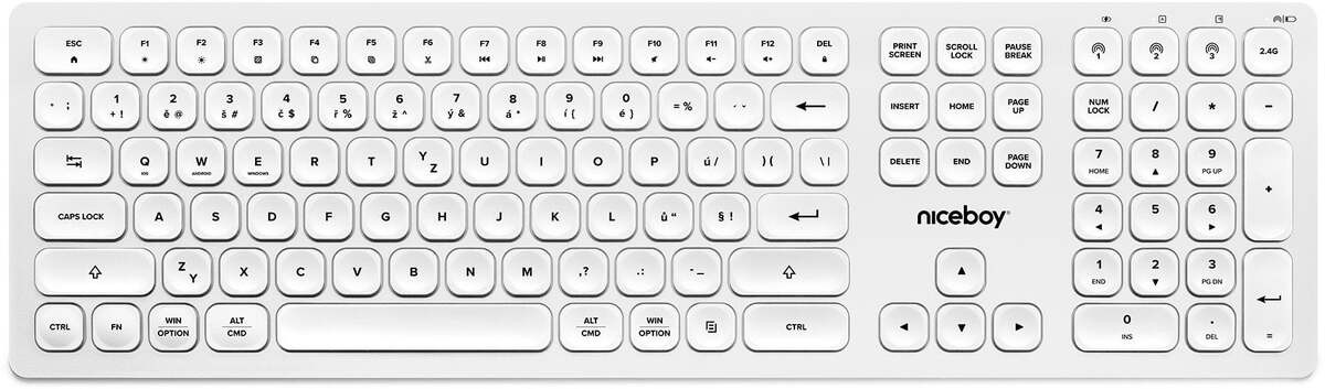 Niceboy OFFICE K30 White, 930773