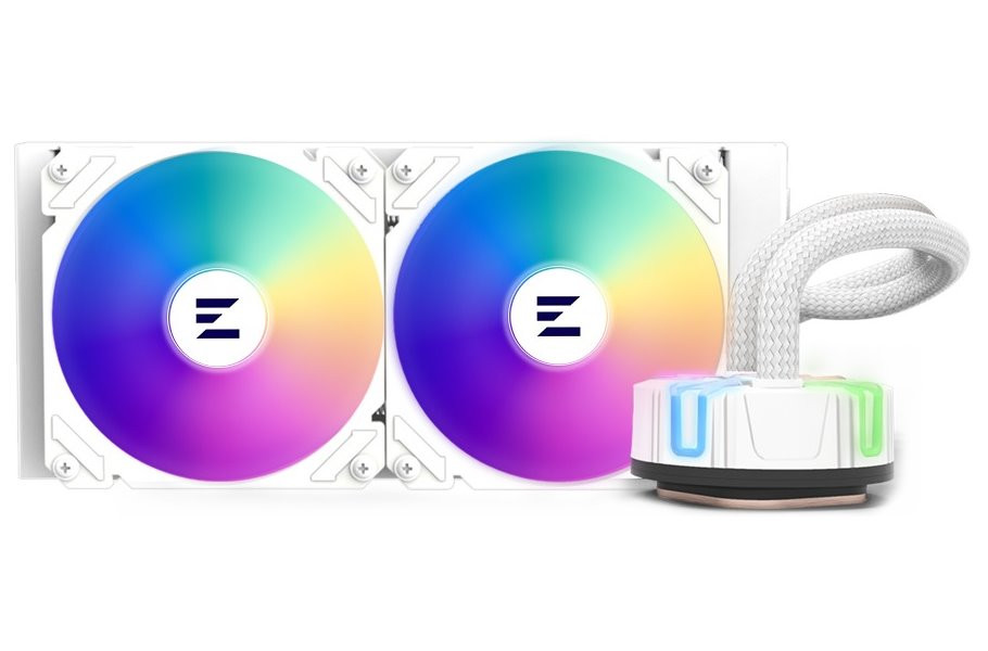 Zalman vodní chladič Reserator5 Z24 ARGB / 240 mm ARGB / ZE1225ASHx2 / bílý, Reserator Z24 ARGB White
