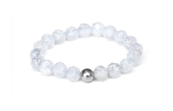 Agato Minerální prsten s chalcedonem POL-R17 52 mm