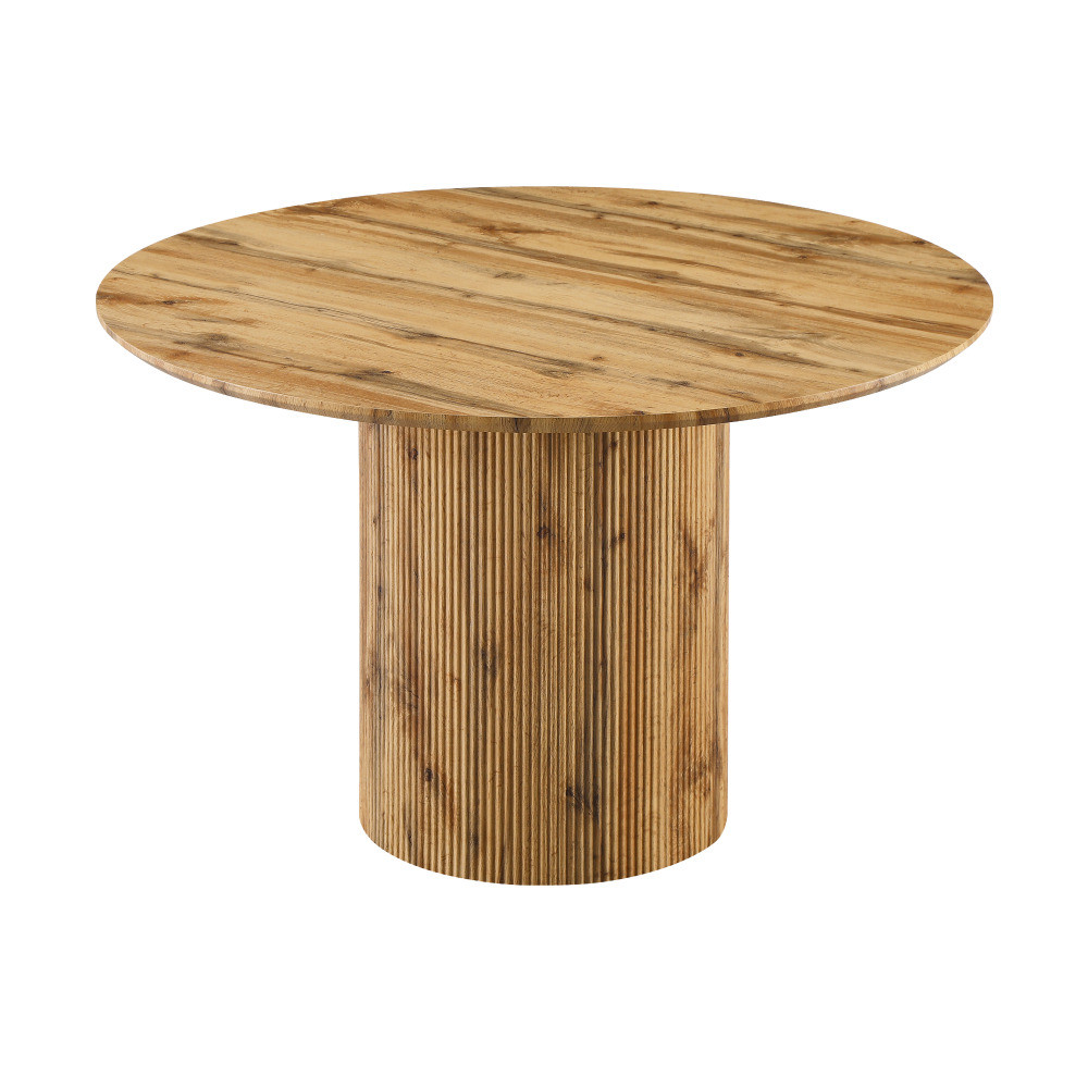 Kondela Jídelní stůl, dub, průměr 120 cm, MAHIR TYP 2