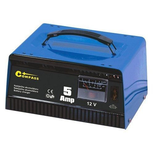 Nabíječka 5Amp 12V TÜV/GS METALLIC, COMPASS
