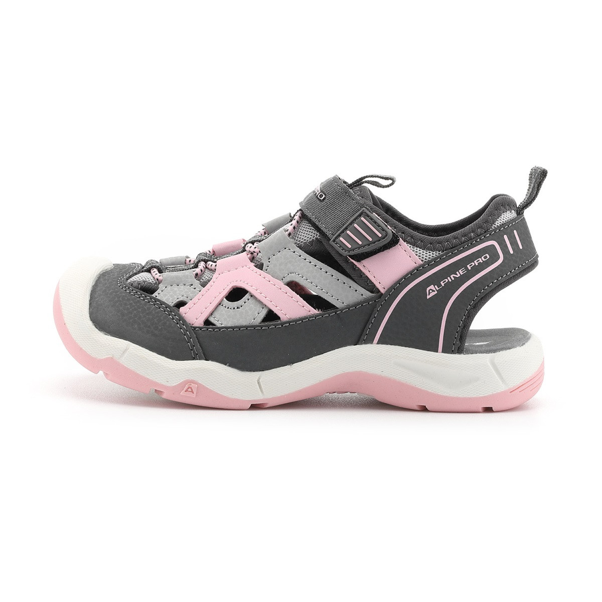 Dětské outdoorové sandály alpine pro unewo šedá 28