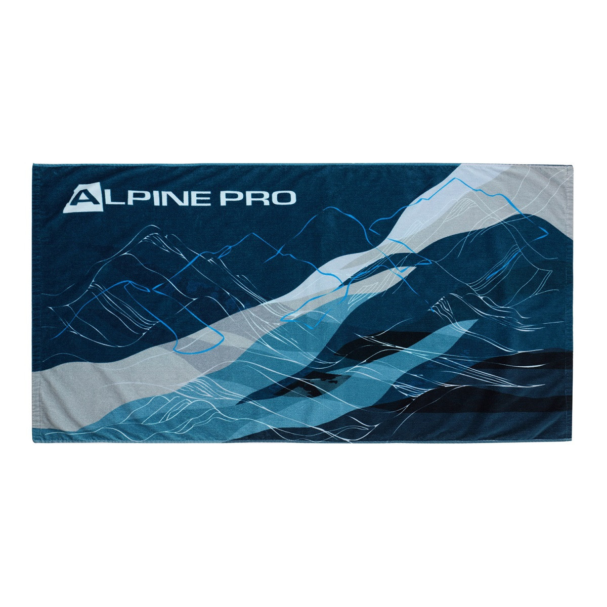 Unisex osuška alpine pro rosso černá uni