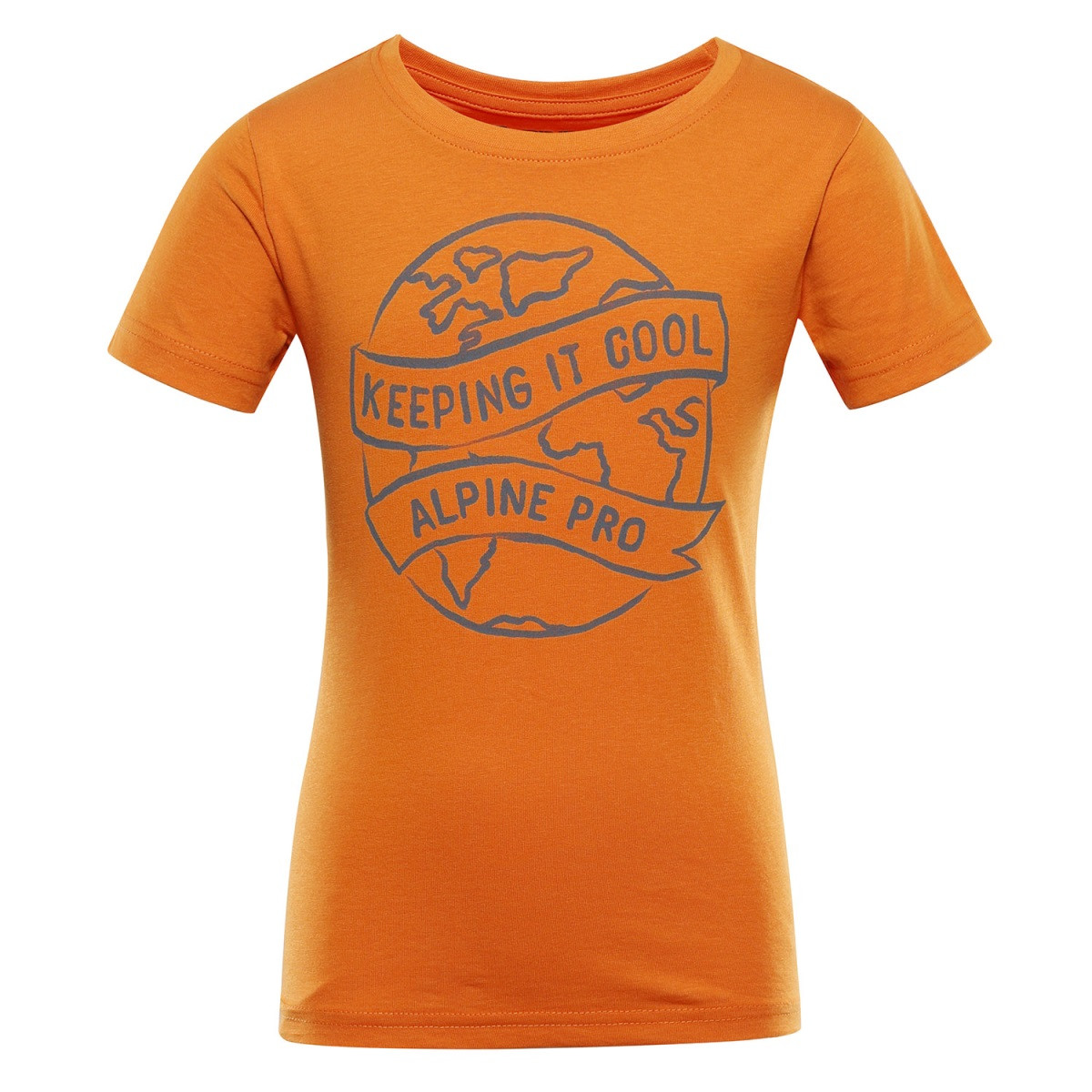 Dětské triko z organické bavlny alpine pro ecomo 2 žlutá 104-110