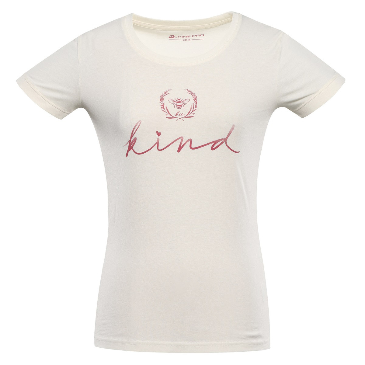 Dámské triko z organické bavlny alpine pro termesa 2 béžová xs