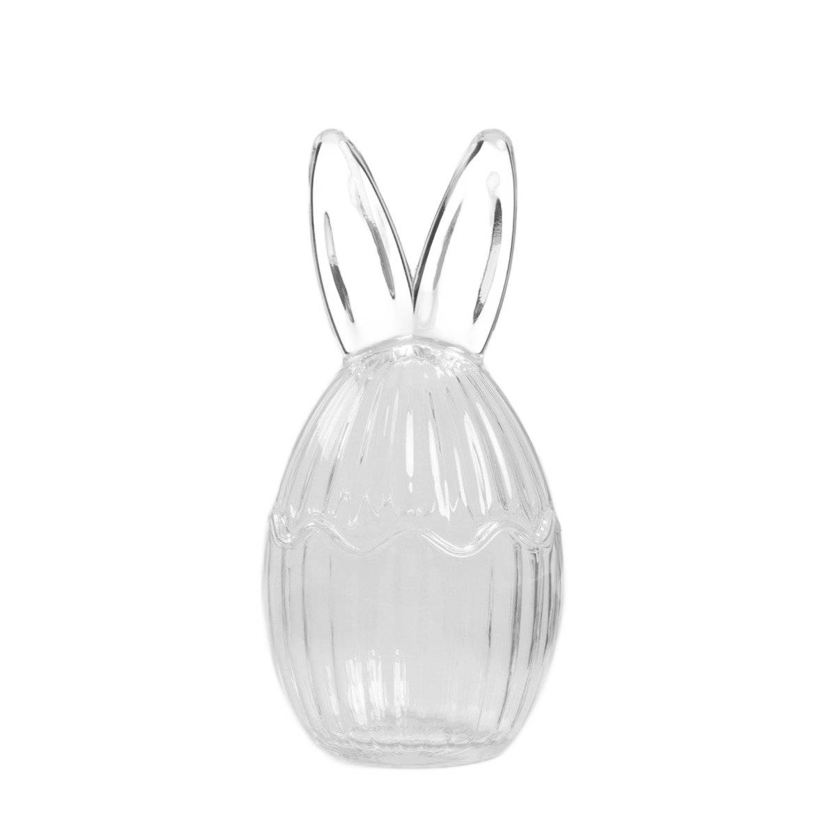 Velikonoční dóza | MORBIDO | rýhovaná s oušky M | 17 cm | 729935