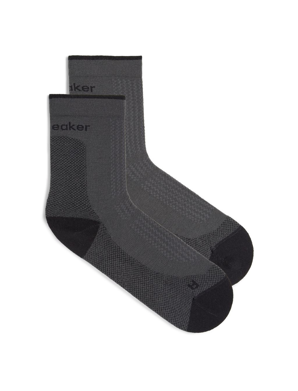 ICEBREAKER W Hike+ Ultralight Quarter, Obsidian/Black velikost: L