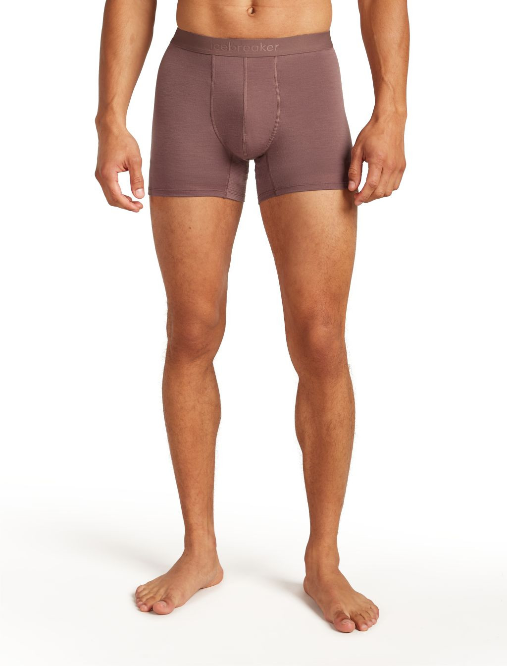 ICEBREAKER M 125 ZoneKnit Boxers, Carob velikost: L