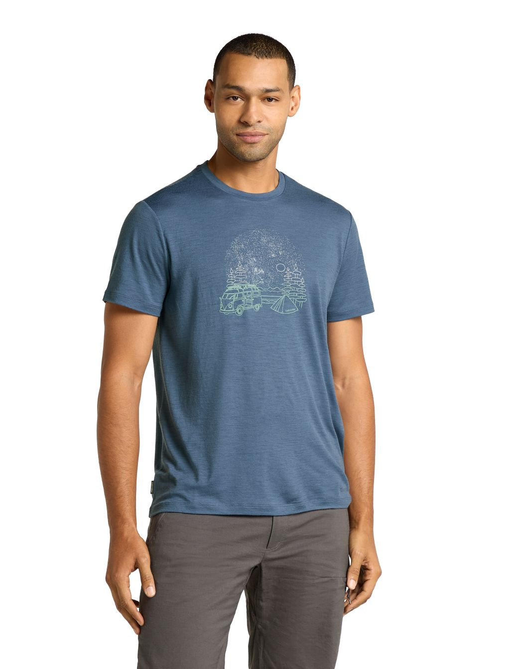 ICEBREAKER M 150 Tech Lite III SS Tee Van Camp, Dawn velikost: L