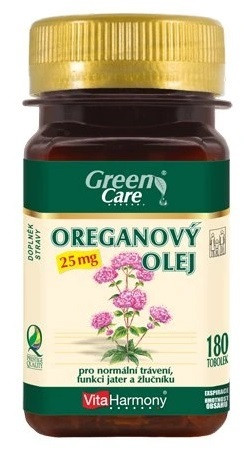 VitaHarmony Oreganový olej 25 mg 180 tobolek