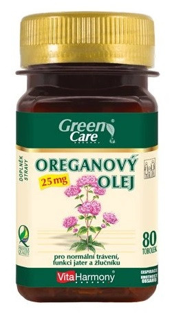 VitaHarmony Oreganový olej 25 mg 80 tobolek