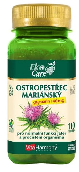 VitaHarmony Ostropestřec Mariánský 140 mg 110 tobolek