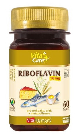 VitaHarmony Riboflavin (Vitamin B2) 10 mg 60 tablet