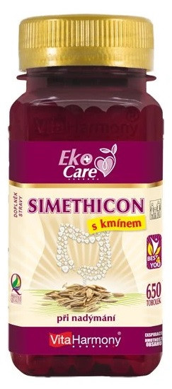 VitaHarmony Simethicon 80 mg s kmínem 650 tobolek