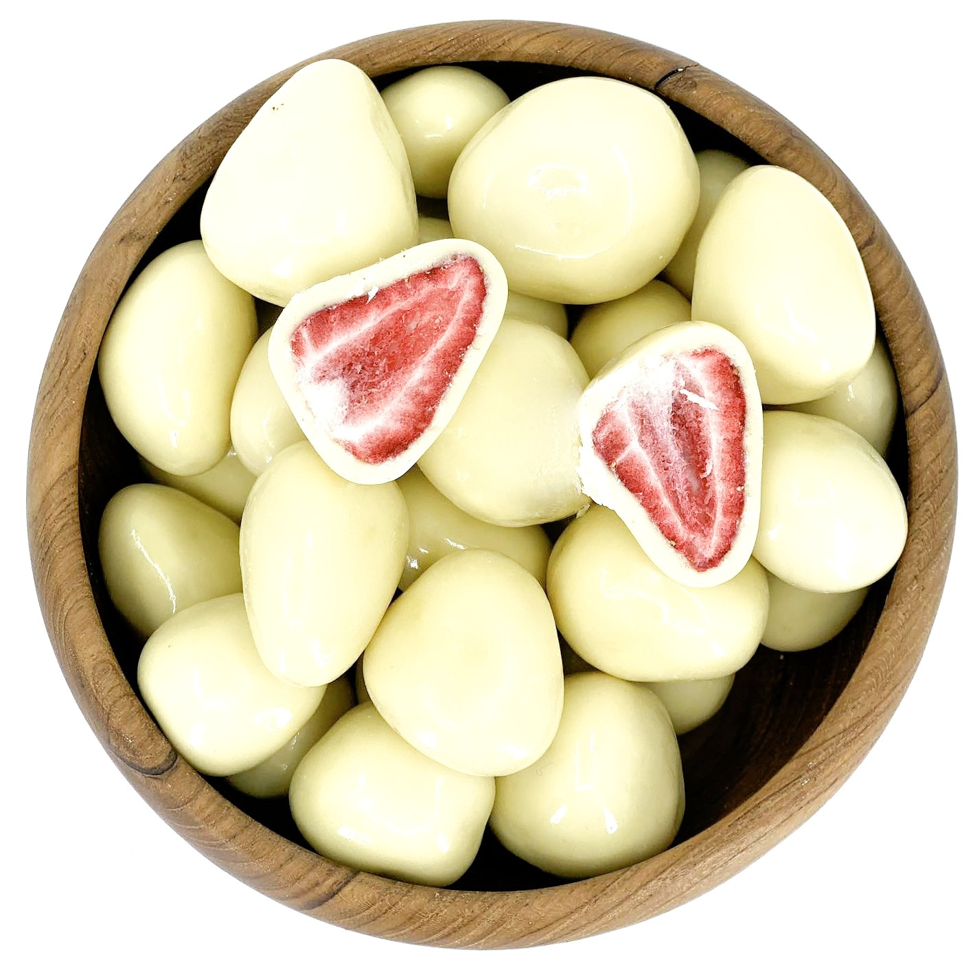 Zdravoslav Mrazem sušené jahody v bílé čokoládě 500 g