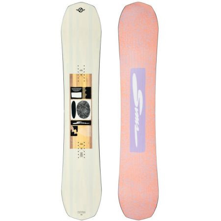 Snowboard Sims Vanilla Wms - Bílá - 144