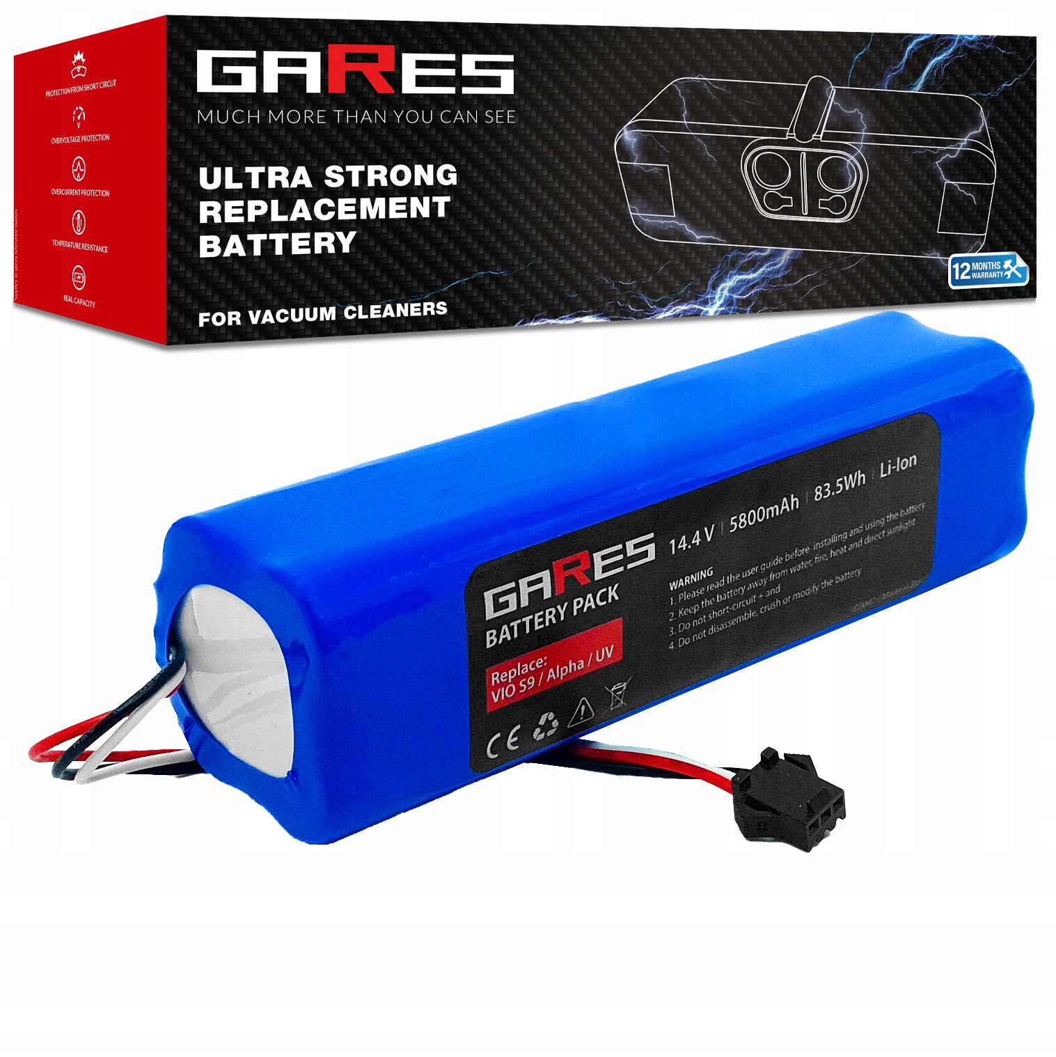 Baterie Akumulátor pro Xclea H30 Plus 14,4V 5,8Ah